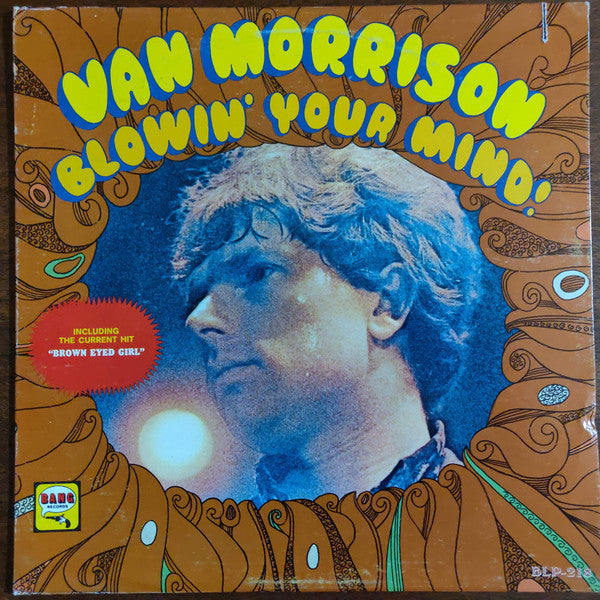 Image of Front Cover of 1324085E: LP - VAN MORRISON, Blowin' Your Mind! (Bang Records; BLP-218, US 1967) Saw slit in top left  VG/VG+