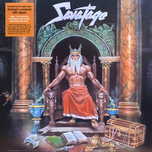 Image of Front Cover of 3834083E: LP - SAVATAGE, Hall Of The Mountain King (Ear Music Classics; 0215696EMU, Europe 2022, Gatefold, Inner & Insert)   NEW/NEW