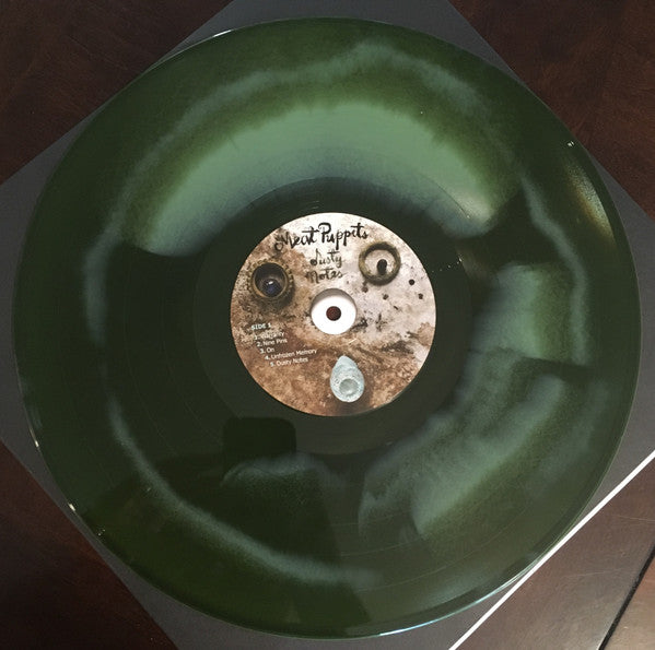 Image of Label of 1314470C: LP - MEAT PUPPETS, Dusty Notes (Megaforce Records; MEGA 2749, Europe 2019, Gatefold, Green And Olive Tie-Dye Vinyl)   NEW/NEW