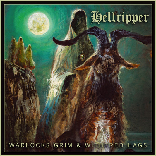 Image of Front Cover of 3814217C: LP - HELLRIPPER, Warlocks Grim & Withered Hags (Peaceville; VILELP1027, Europe 2023, Inner)   NEW/NEW