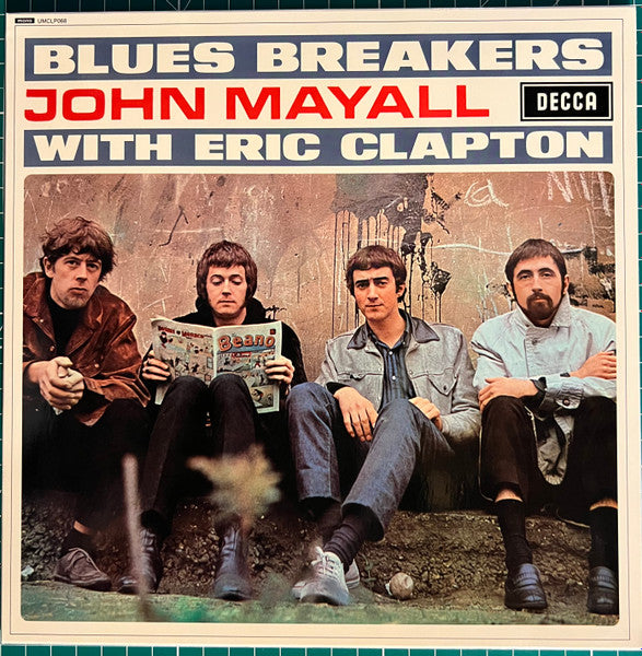 Image of Front Cover of 1314504C: LP - JOHN MAYALL WITH ERIC CLAPTON, Blues Breakers (Decca; UMCLP068, Europe )   NEW/NEW