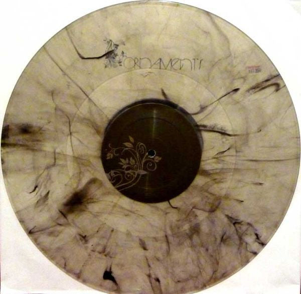 Image of Front Cover of 12" - /G+ - MOODYMANN, It's 2 Late 4 U And Me (youANDme Edit) (Ornaments; 017, Germany 2011, Plain Sleeve, Stamped plain white inner sleeve., Clear Marbled Vinyl), Many scratches and hairlines on one side but plays through.,  - 3846195S