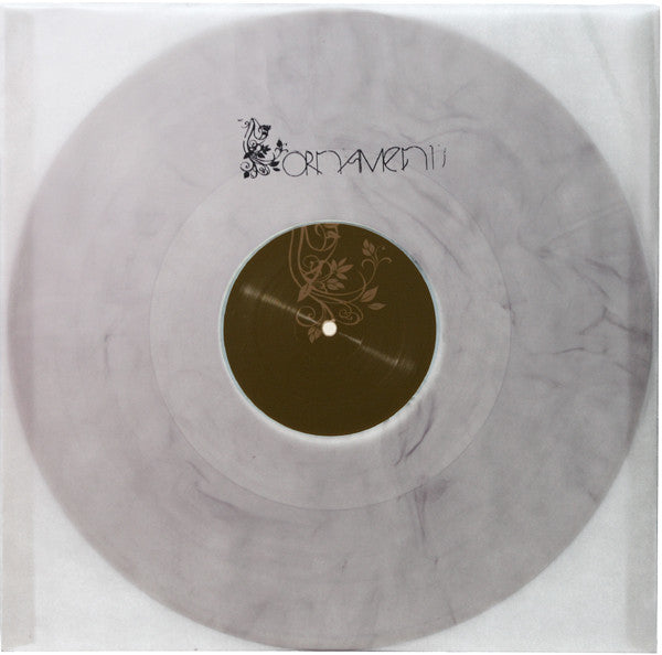 Image of Back Cover of 12" - /G+ - MOODYMANN, It's 2 Late 4 U And Me (youANDme Edit) (Ornaments; 017, Germany 2011, Plain Sleeve, Stamped plain white inner sleeve., Clear Marbled Vinyl), Many scratches and hairlines on one side but plays through.,  - 3846195S