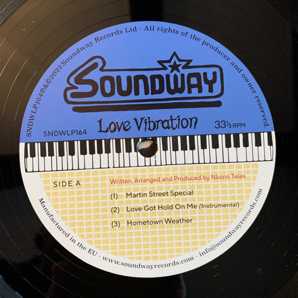 Image of Label of 1334056E: LP - NKONO TELES, Love Vibration (Soundway; SNDWLP164, UK )   NEW/NEW