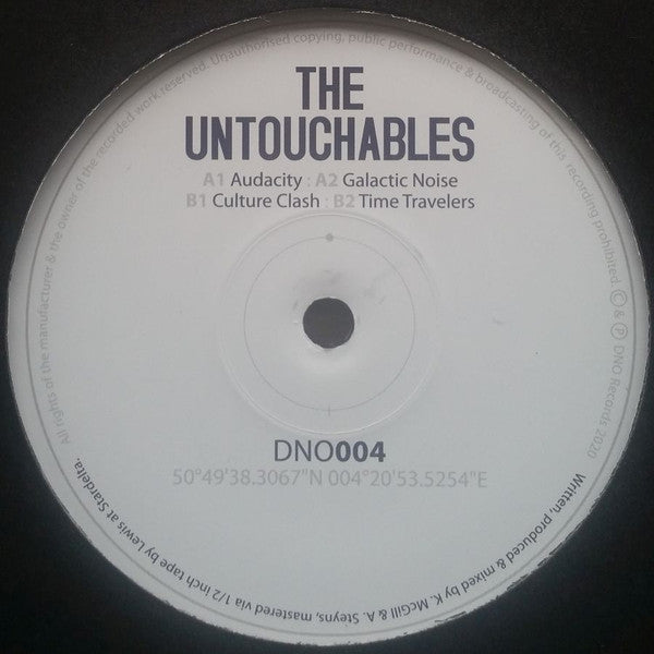 Image of Front Cover of 1324120E: 12" - THE UNTOUCHABLES, Culture Clash EP (DNO Records; DNO004, UK 2021) Light marks only.   /VG+