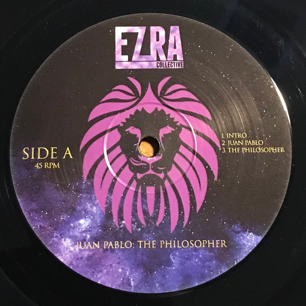Image of Label Cover of 12" EP - NEW/NEW - EZRA COLLECTIVE, Juan Pablo The Philosopher (Enter The Jungle Records; ETJ001, UK 2018 Reissue, Picture Sleeve, 45 RPM), ,  - 2516193C
