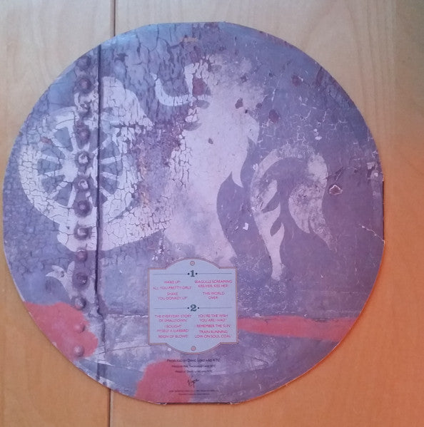 Image of Back Cover of 3645199S: LP - XTC, Big Express (Virgin; V2325, UK 1984, Round Slv, Inner)   VG/VG