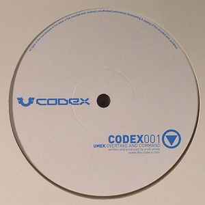 Image of Back Cover of 1324252E: 12" - UMEK, A Mirroring Effect / Overtake And Command (Code X; Codex001, UK 2006, Plain sleeve)   /VG+