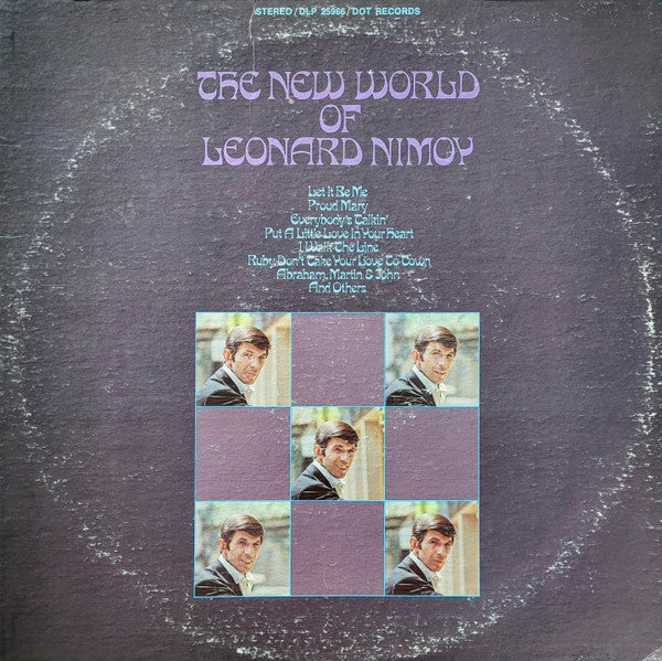 Image of Front Cover of 1324210E: LP - LEONARD NIMOY, The New World Of Leonard Nimoy (Dot Records ; DLP 25966, US 1970, Stereo) Vinyl Slightly Fogged, Ring Wear  VG/VG+