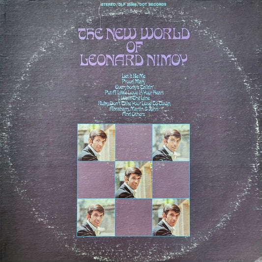 Image of Front Cover of 1324210E: LP - LEONARD NIMOY, The New World Of Leonard Nimoy (Dot Records ; DLP 25966, US 1970, Stereo) Vinyl Slightly Fogged, Ring Wear  VG/VG+