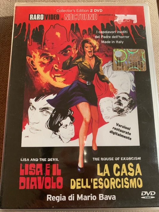 Image of Front Cover of 1334169E: 2xDVD - MARIO BAVA, Lisa and the Devil, The House of Exorcism (Raro Video; DM13220, France )   VG+/VG+