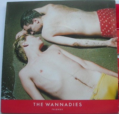 Image of Front Cover of 1314248C: 7" - THE WANNADIES, Friends (Indolent Records; DIE007, UK 1996, Picture Sleeve, Red Vinyl) NO number in box on rear sleeve.  VG/VG+