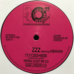 Image of Front Cover of 3945087S: 10" - ZZZ (9) FEATURING HIBAHIHI, 1111(303+808) (10 Inches Of Pleasure Records; IOIOP067, Japan 2016, No Sleeve)   /EX
