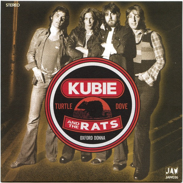 Image of Front Cover of 1314312C: 7" - KUBIE AND THE RATS, Turtle Dove (Just Add Water; JAW036, US 2018 Reissue, Picture Sleeve)   VG+/VG