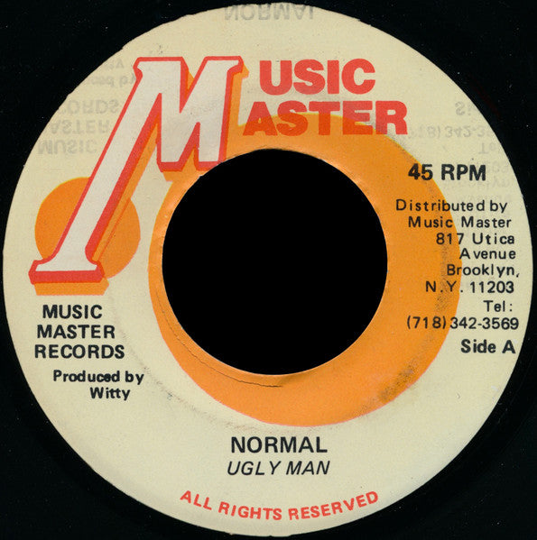 Image of Front Cover of 1354136S: 7" - UGLY MAN*, Normal (Music Master; none, US )   /VG