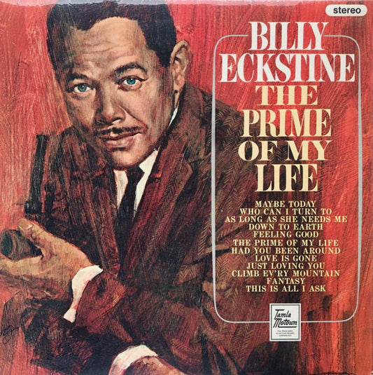 Image of Front Cover of 1314332C: LP - BILLY ECKSTINE, The Prime Of My Life (Tamla Motown; STML 11025, UK 1965, Laminated Front Flipback Sleeve, Stereo) Sleeve has some discolouration along spine and top edge  VG+/VG