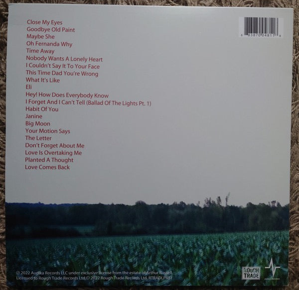 Image of Back Cover of 2xLP - NEW/NEW - ARTHUR RUSSELL, Love Is Overtaking Me (Rough Trade; RTRADLP481, USA & Europe 2022 Reissue, Insert), ,  - 2516252C
