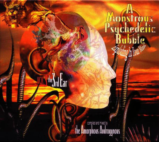 Image of Front Cover of 2xCD - VG+/VG+ - THE AMORPHOUS ANDROGYNOUS, A Monstrous Psychedelic Bubble Exploding In Your Mind Vol 3 - The 3rd Ear (History Records; HISTORY1006, Europe 2010, Slipcase, Booklet), Slight wear on outer slipcase. ,  - 2036189E