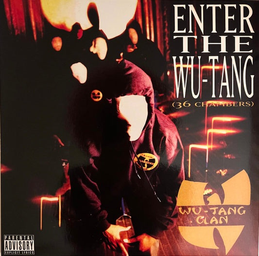 Image of Front Cover of LP - EX/EX - WU-TANG CLAN, Enter The Wu-Tang (36 Chambers) (RCA; 19075883381, Europe 2023 Reissue, Yellow Vinyl), Opened Instore, Still In Stickered Shrinkwrap,  - 3246123S