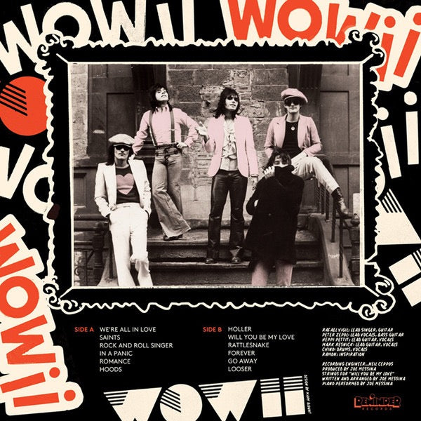 Image of Back Cover of 1414139C: LP - WOWII, Wowii (Reminder Records; REM 21, US 2023, Inner) Still in shrinkwrap. Opened instore  EX/VG+