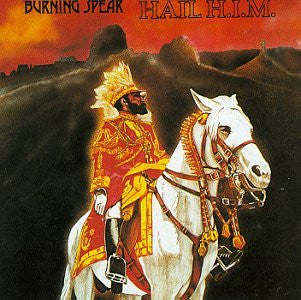 Image of Front Cover of LP - VG/VG - BURNING SPEAR, Hail H.I.M. (Burning Spear; , Jamaica 1990s Reissue), Edge wear, a couple small dents on cover. Slightly hazy disc.,  - 3846101S