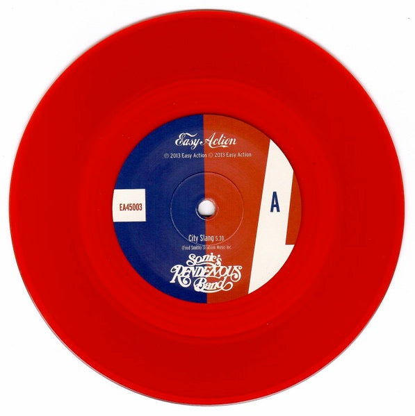 Image of Label Cover of 3014600C: 7" - SONIC'S RENDEZVOUS BAND, City Slang / Electrophonic Tonic (Easy Action; EA45003, UK 2014 Reissue, Company Sleeve, Limited Edition of 500 On Red Vinyl)   VG+/VG+