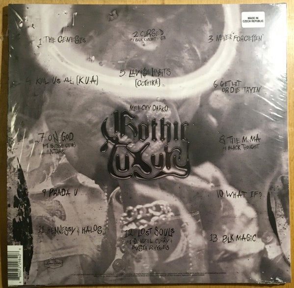 Image of Back Cover of 3614172C: 2xLP - MEECHY DARKO, Gothic Luxury (Loma Vista; 00888072298408, Europe 2022, 2 Inners, Poster, Side D Etched) Still In Stickered Shrinkwrap  EX/VG+