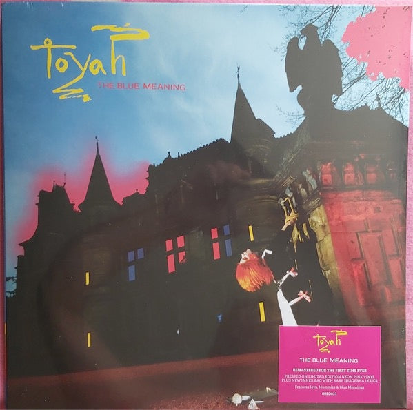 Image of Front Cover of 1414369C: LP - TOYAH, The Blue Meaning (Cherry Red; BRED831, UK 2021 Reissue, Inner, Pink Neon Vinyl.)   EX/VG+