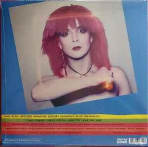 Image of Back Cover of 1414369C: LP - TOYAH, The Blue Meaning (Cherry Red; BRED831, UK 2021 Reissue, Inner, Pink Neon Vinyl.)   EX/VG+