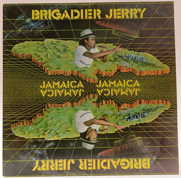 Image of Front Cover of 1414463C: LP - BRIGADIER JERRY, Jamaica Jamaica (Real Authentic Sound ; RAS 3012, UK 1985) Light marks only. Spine wear on sleeve, general wear.  VG/VG