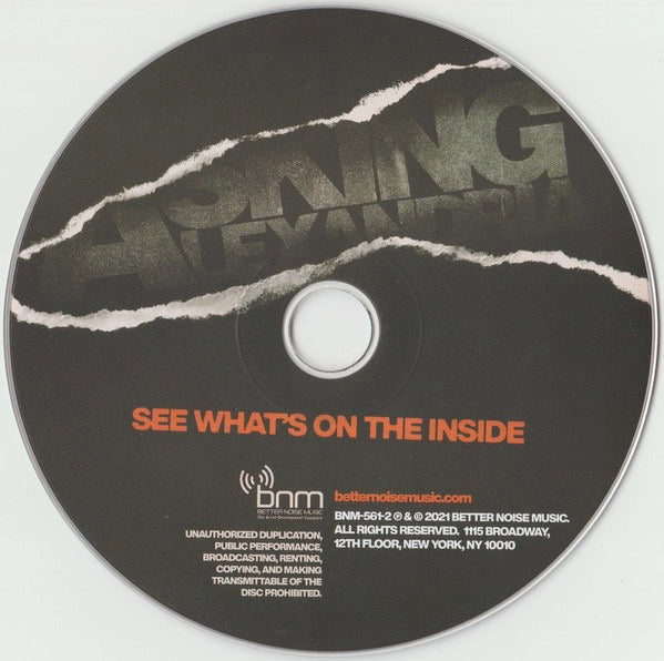 Image of Label Cover of 1414497C: CD - ASKING ALEXANDRIA, See What's On The Inside (Better Noise Music; BNM-561-2, US 2021, Jewel Case) Not Signed.   VG+/VG+