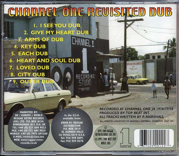 Image of Back Cover of 1454313S: CD - THE REVOLUTIONARIES, Channel One Revisited Dub (Channel One ; TBXCD 004, UK 2001)   EX/EX