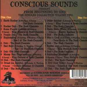 Image of Back Cover of 1454400S: CD - VARIOUS, Conscious Sounds Present: From Beginning To End - The Singles Collection Volume Two (Dubhead; DBHD 016 CD, UK 1999, Jewel Case)   VG+/VG+