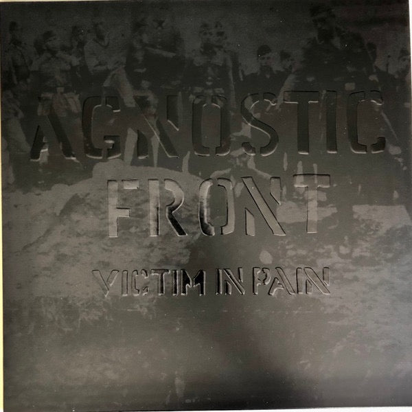 Image of Front Cover of 1414608C: LP - AGNOSTIC FRONT, Victim In Pain (Bridge Nine Records; B9R129, US 2023 Reissue, Inner, Yellow Vinyl)   VG+/VG+