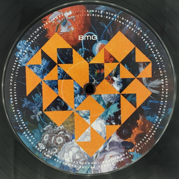 Image of Label Cover of LP - VG+/VG+ - SIMPLE MINDS, Direction Of The Heart (BMG; 538821831, Worldwide 2022, Gatefold, Inner, 180g), ,  - 2516081C