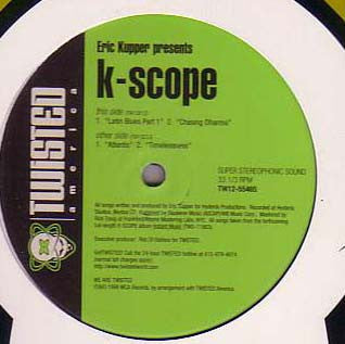 Image of Label Cover of 1524037E: 12" - ERIC KUPPER PRESENTS K-SCOPE, K-Scope 3 (Twisted America Records; TW12-55465, US 1998, Die Cut Company Sleeve) Strong VG  VG/VG