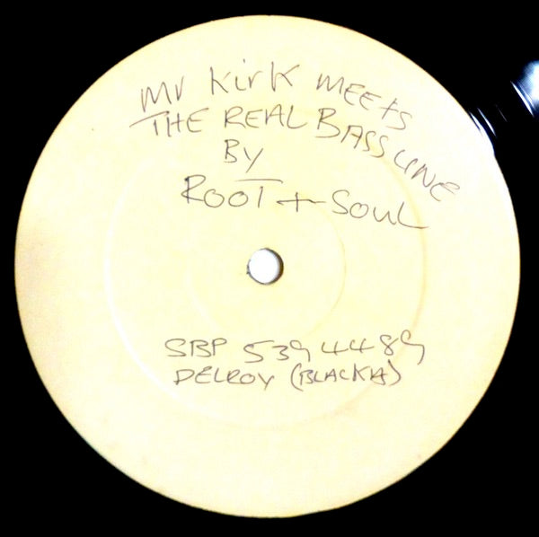 Image of Front Cover of 1514057C: 12" - ROOTS AND SOUL, Mr. Kirk v.s. The Real Bassline (Street Bwoyz Pro. ; SBP 003, UK ) Very marked all over. Plays through with surface noise.  /G