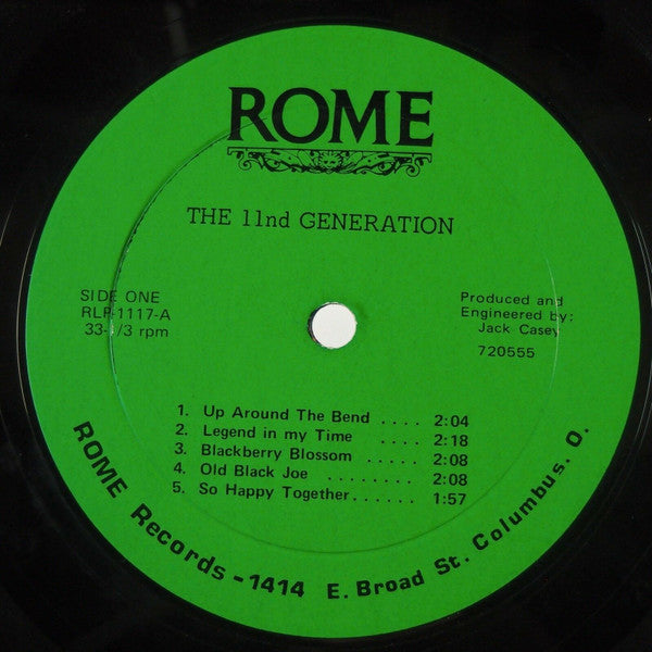 Image of Label Cover of 1544016S: LP - THE IIND GENERATION*, The IInd Generation (Rome Records; RLP-1117, US 1972) Some mottling on record, plays ok with some light surface noise in places  VG/G+