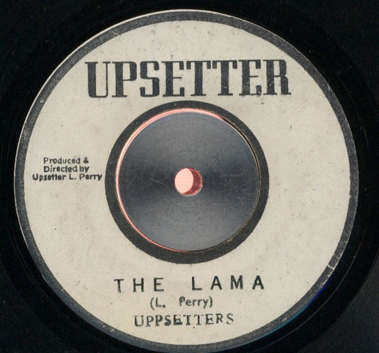 Image of Front Cover of 1514110C: 7" - UPPSETTERS, The Lama / Ironfist (Upsetter; none, Jamaica 1973) Lots of marks. Plays through with surface noise.  /G