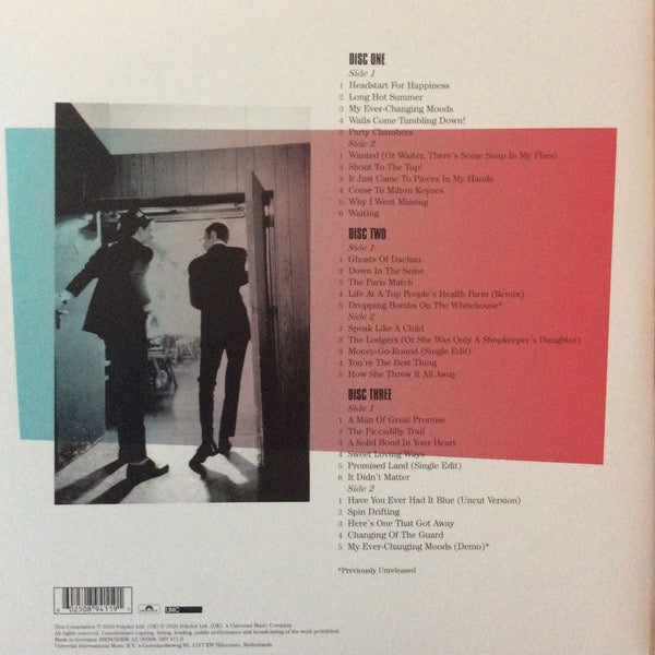 Image of Back Cover of 1514141C: 3xLP - THE STYLE COUNCIL, Long Hot Summers / The Story Of The Style Council (Polydor; 089 411-9, Europe 2020, 3 Inners)   EX/VG+