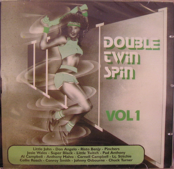 Image of Front Cover of 1554524S: CD - VARIOUS ARTISTS, Double Twin Spin Volume 2 (Shelly Power Record; SPCD11, US )   VG+/VG+