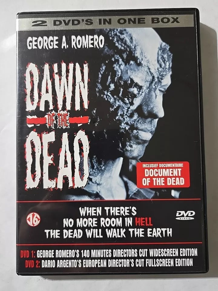 Image of Front Cover of 1534112E: 2xDVD - GEORGE A. ROMERO, Dawn of the Dead (DFW; DVD0925, US , Region 1 US)   VG+/VG+