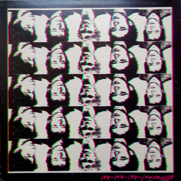 Image of Back Cover of 1524125E: LP - ULTRAVOX!, Ha!-Ha!-Ha! (Island Records; ILPS 9505, UK 1977, Inner) Light marks only.  VG/VG