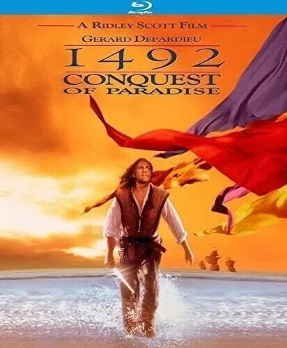 Image of Front Cover of 1534116E: Blu-ray - RIDLEY SCOTT, GERARD DEPARDIEU, 1492 Conquest of Paradise (Kino Lorber; K21117, Europe )   VG+/VG+