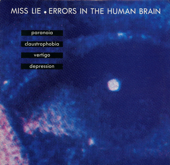 Image of Front Cover of 12" - VG/VG - MISS LIE, Errors In The Human Brain (Beat Box; BB 006, Belgium 1990, Picture Sleeve), strong VG. sticker front sleeve - v. minor,  - 2446061S
