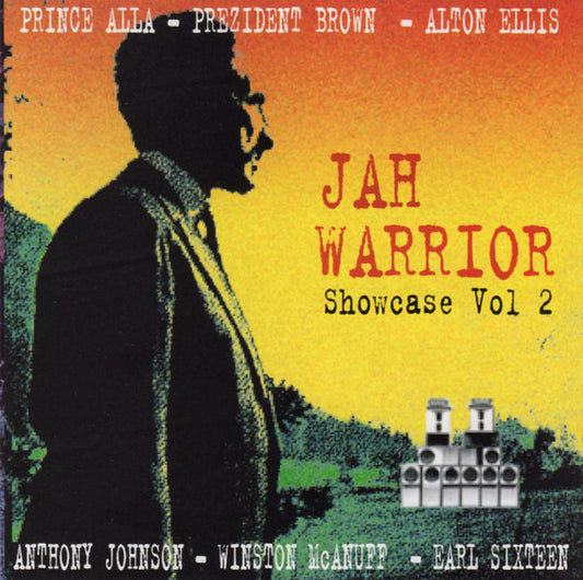 Image of Front Cover of 1554575S: CD - VARIOUS ARTISTS, Jah Warrior Showcase Vol 2 (Jah Warrior Records; JWCD019, UK 2001)   EX/EX