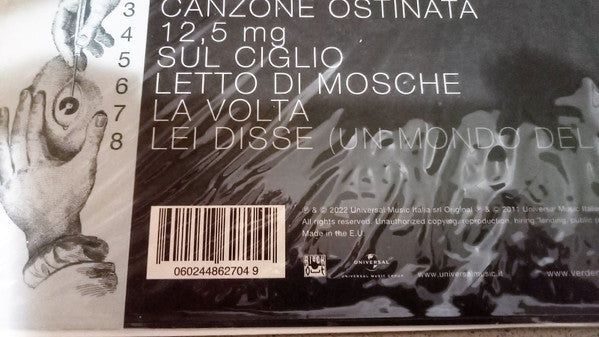 Image of Back Cover of 1524243E: 2xLP - VERDENA, WOW (Black Out; 0602448627049, Italy 2022 Reissue, Gatefold, 2 Inners)   VG+/VG+