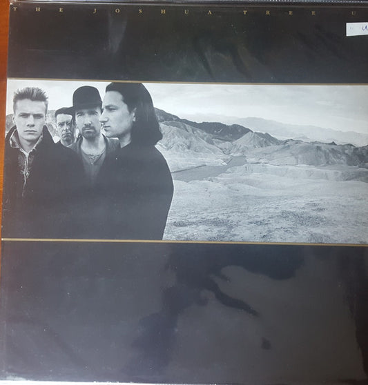 Image of Front Cover of 5124220E: LP - U2, The Joshua Tree (Island Records; U26, UK , Gatefold, Insert, 9 Lines of Credits on Back Sleeve. Townhouse Matrix on Side A)   VG/VG