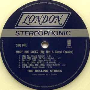 Image of Label Cover of 1814854C: 2xLP - THE ROLLING STONES, More Hot Rocks (Big Hits & Fazed Cookies) (ABKCO; 2058-1, Europe 2022 Reissue, Gatefold, 2 Inners, 2 Litographs, 180 Gram Glow In The Dark Vinyl. With OBI.) Still In Shrinkwrap  EX/EX