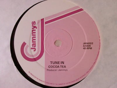 Image of Front Cover of 0646107S: 12" - COCOA TEA / TONTO IRIE, Tune In / Ram Up Every Corner (Jammy's Records; JAM002, UK 1986)   /VG+